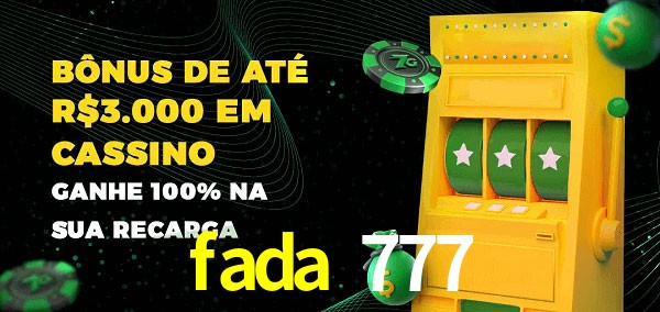 fada 777 melhor bônus de depósito